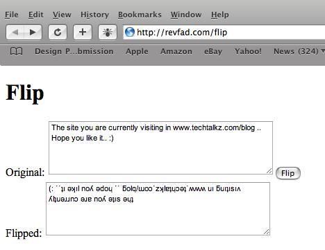 Flip Text