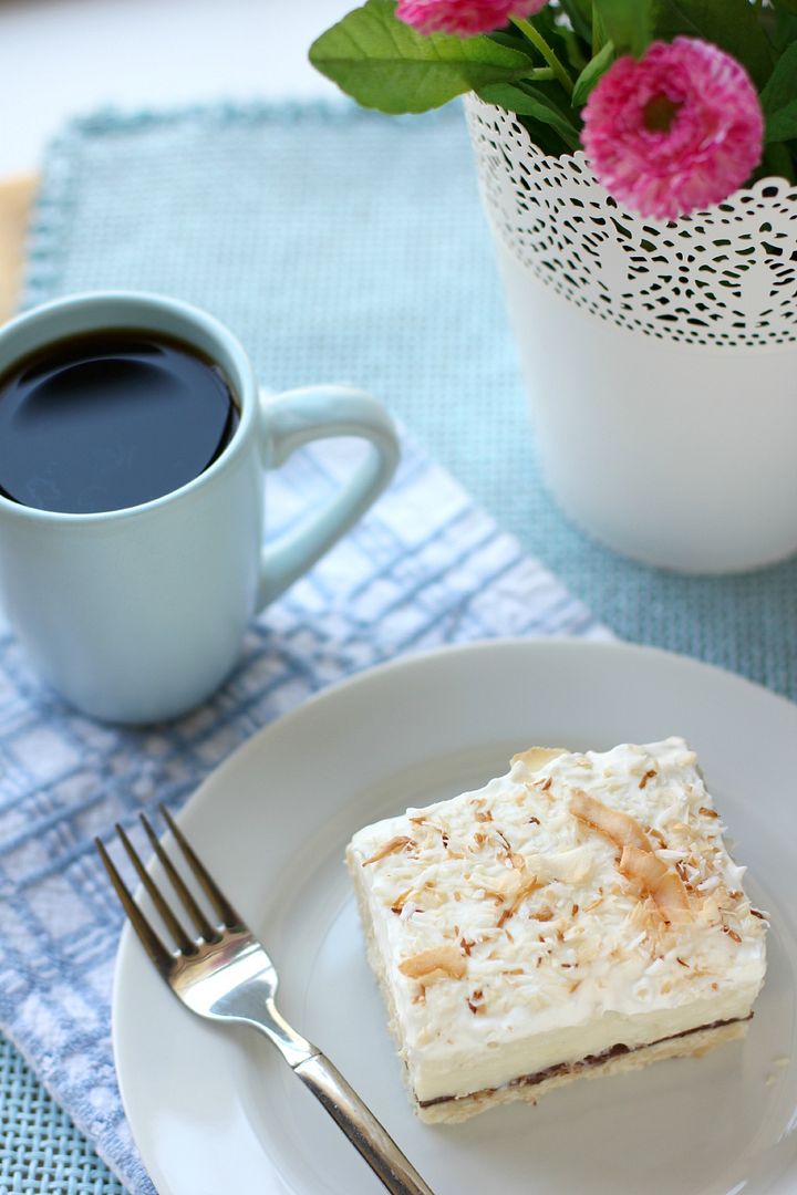 Chocolate & Coconut Cream Pie Bars