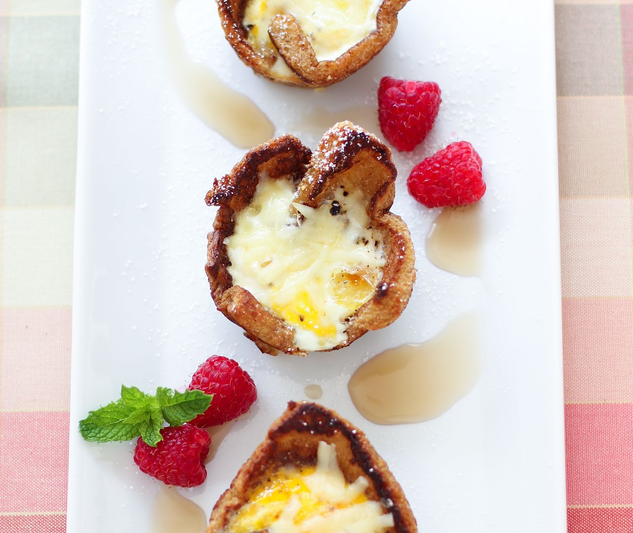 Croque Madame French Toast Cups