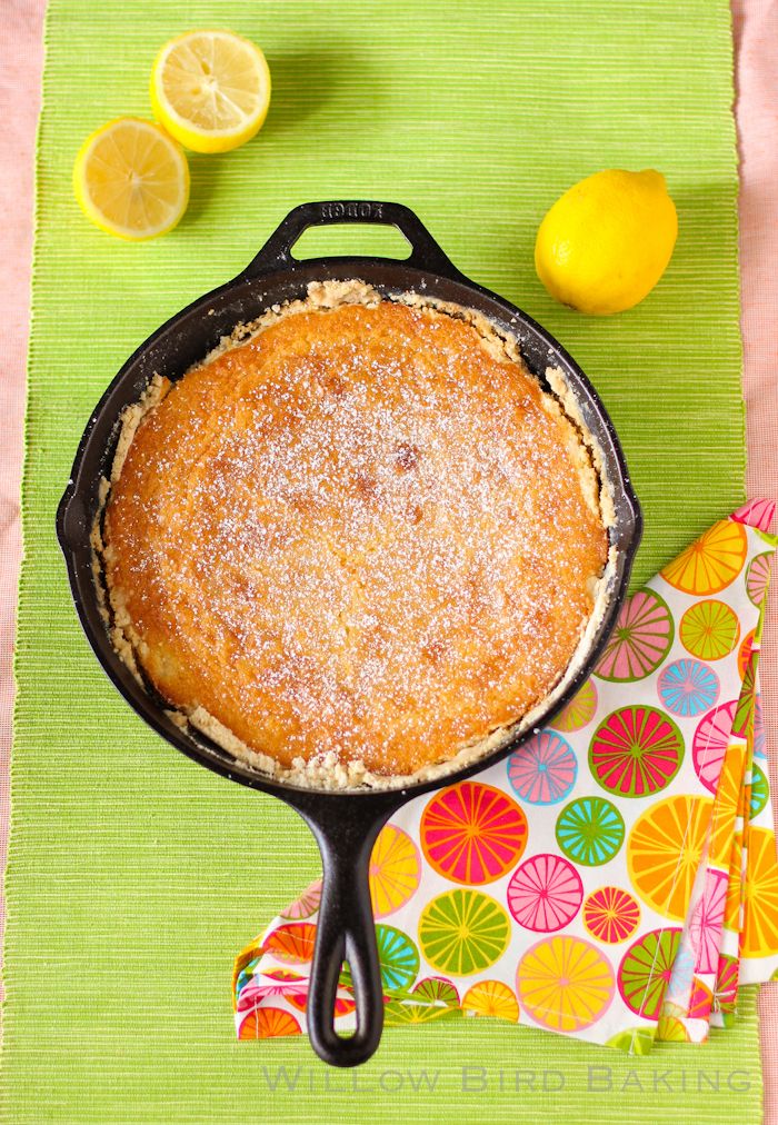 Lemon Raspberry Gooey Butter Cake