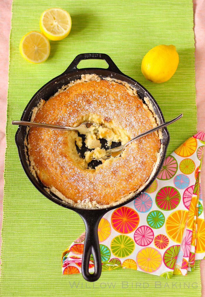 Lemon Raspberry Gooey Butter Cake