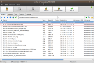 PeaZip 4.5 – des/compresión de archivos