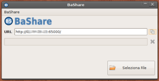 schermata BaShare 0.4.2