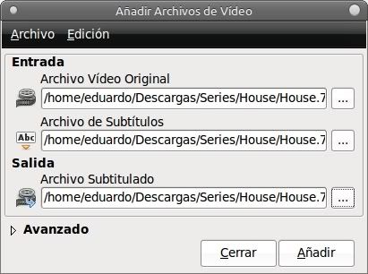screenshot 006 2 Subtitulator 1.0   Incrusta subtítulos a archivos AVI