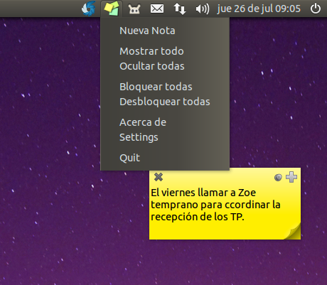 Indicator Stickynotes