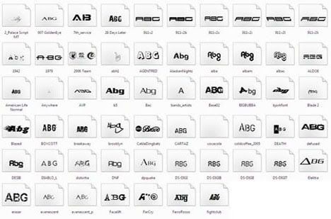 141 tipos de letra de películas, marcas y videojuegos