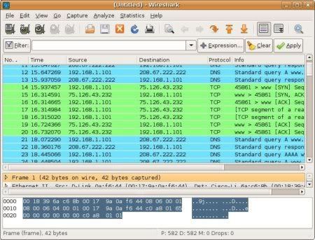 wireshark Wireshark 1.4.4 (PPA)
