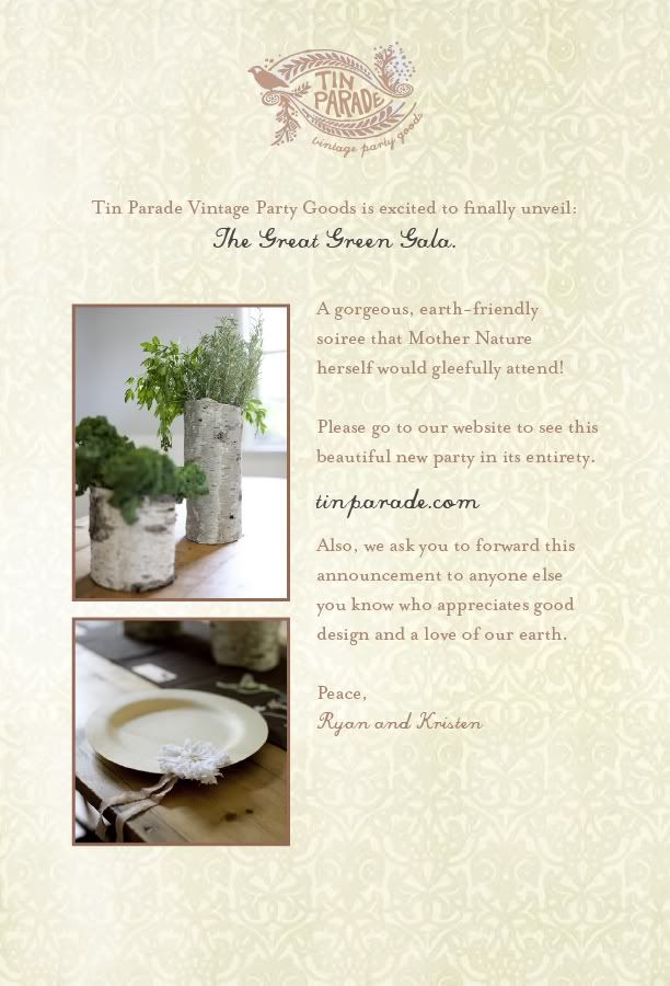 Tin Parade Vintage Party Goods