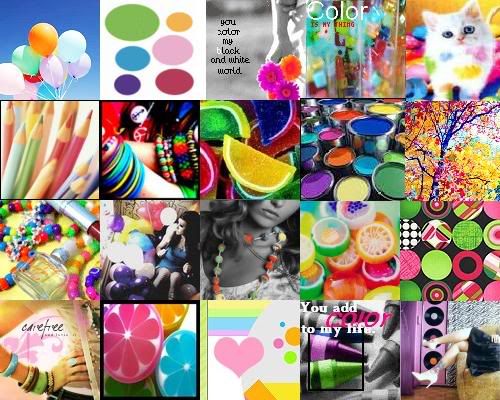 happy rainbow collage Pictures, Images and Photos