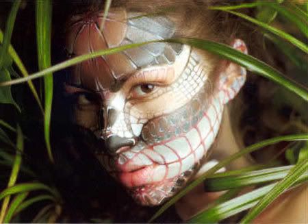 Anaconda Face Paint