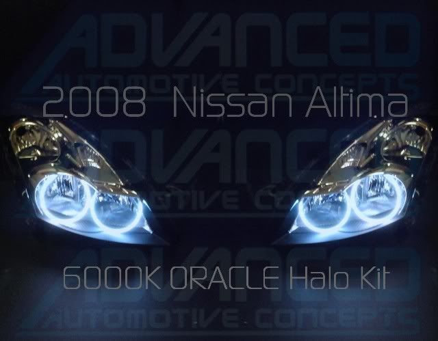 2007 Nissan altima halo headlights #7
