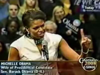 Michelle Obama, UCLA rally for Barak Obama,  2008