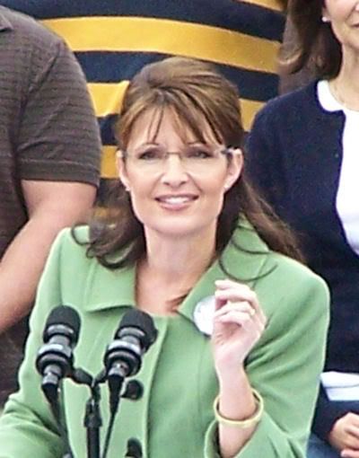 Sarah Palin Oct 4 2008 Carson CA pic by Darleen Click