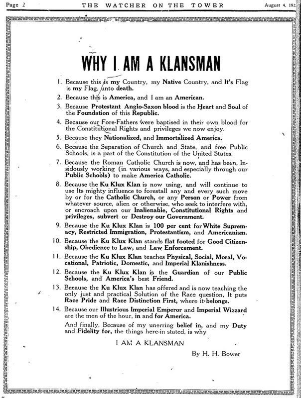 Klan Manifesto