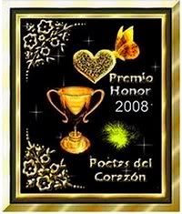 Premio Honor: Poetas del corazón 9 corazn