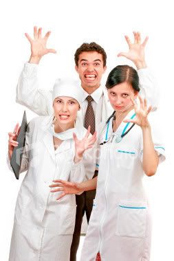 ist2_695093_crazy_doctors.jpg nurses & doctors image by thecri