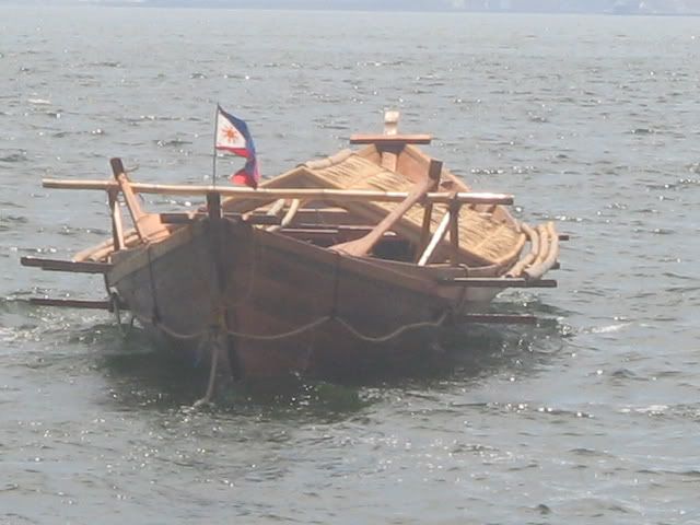 into the manila bay waters