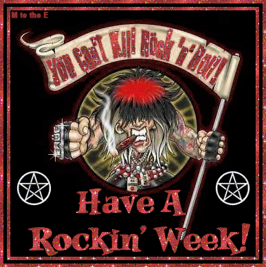 YOU CAN'T KILL ROCK 'N' ROLL ! HAVE A ROCKIN' WEEK! ROCKER &amp; FLAG ANIME