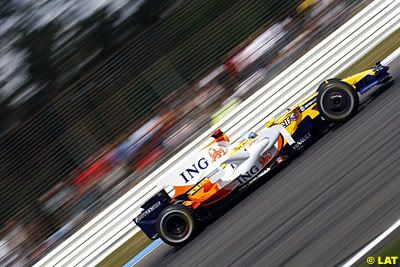 alonso gran premio alemania 2008 calificacion renault R28