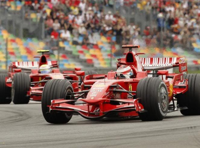 Massa Raikkonen Ferrari GP Francia 2008 - Formula 1 - Formula F1