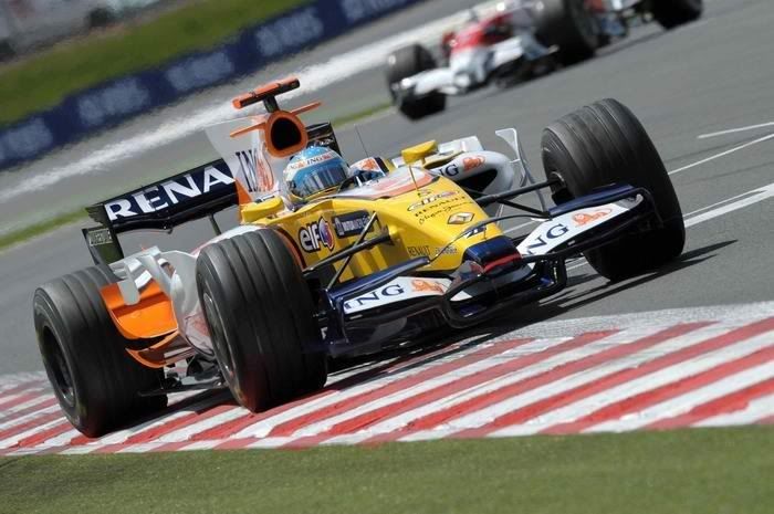 Fernando Alonso Francia 2008 Entrenamientos - Formula 1 - Formula F1