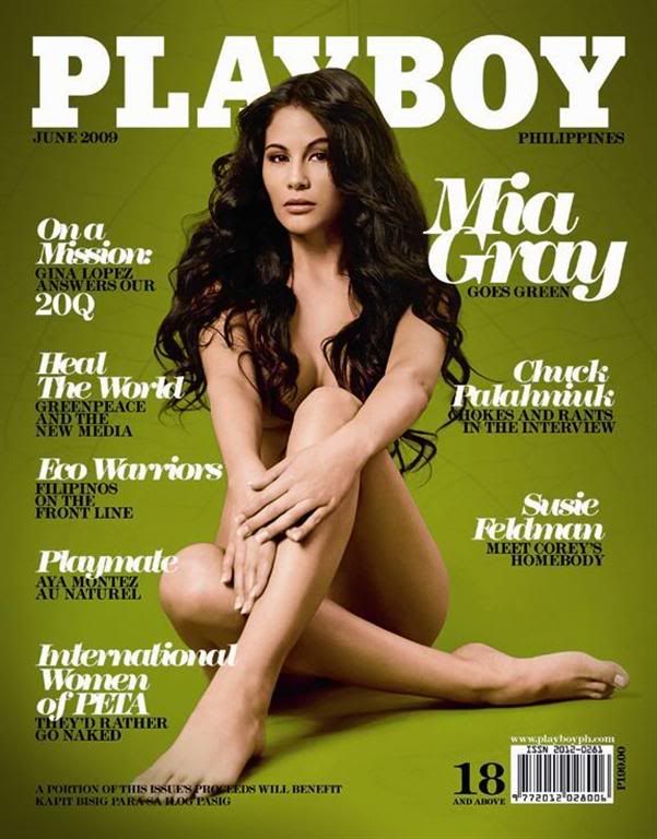 Mia Gray Mia Gray Playboy Phiippines June 2009