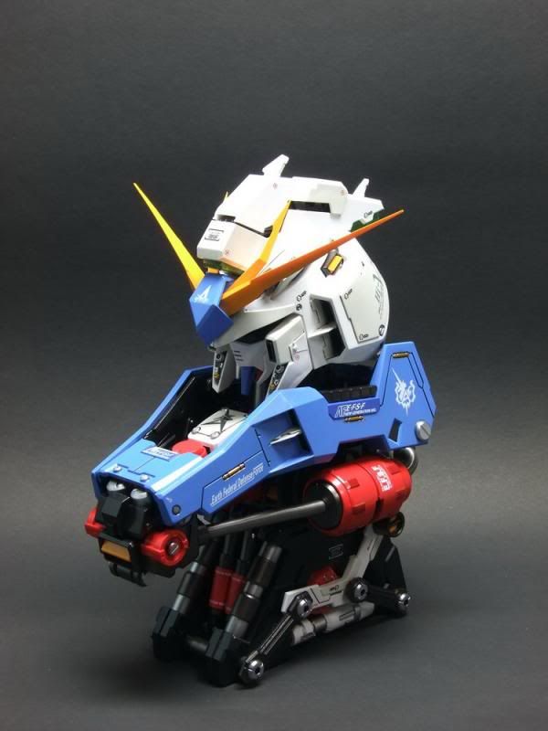 นานๆ มาที..Head Desktop Model 1/35 Hi V Gundam Finished 12/01/57 โดย NeoX