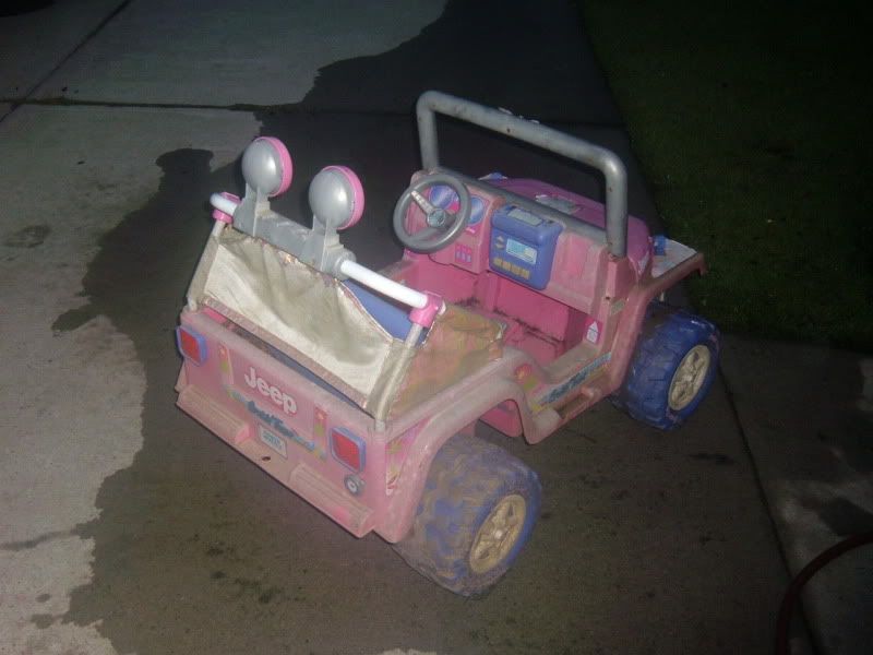 Modified Power Wheels Zero Turn Bubble Mower Project.