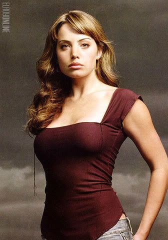 Q Who is She Erica Durance Lois Lane A She is Erica Durance 