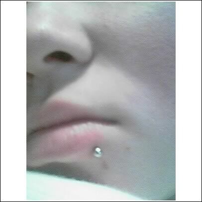 lip piercing Image
