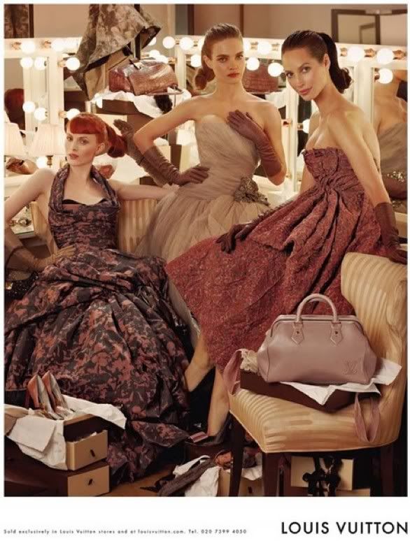 louis vuitton,christy turlington,karen elson,natalia vodianova