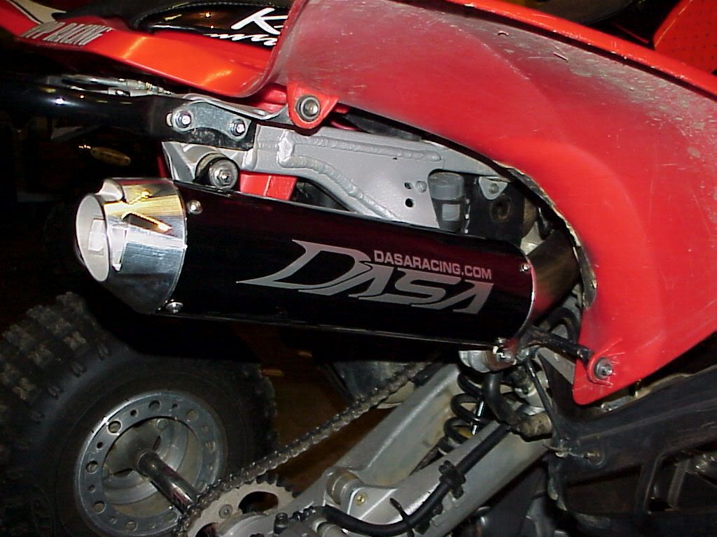 DASA CLASSIC / SUPER TRAPP SILENCER / AIR FUEL Honda TRX 450R