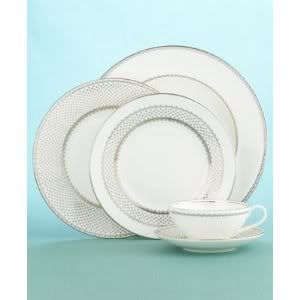 Wedgwood MARTHA STEWART FRENCH KNOT Silver 5 Pc Setting  