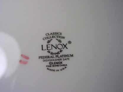 Lenox FEDERAL PLATINUM Christmas Tree Plate - NEW | eBay