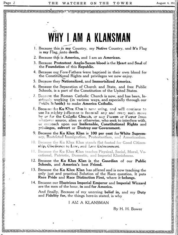 Klan Manifesto
