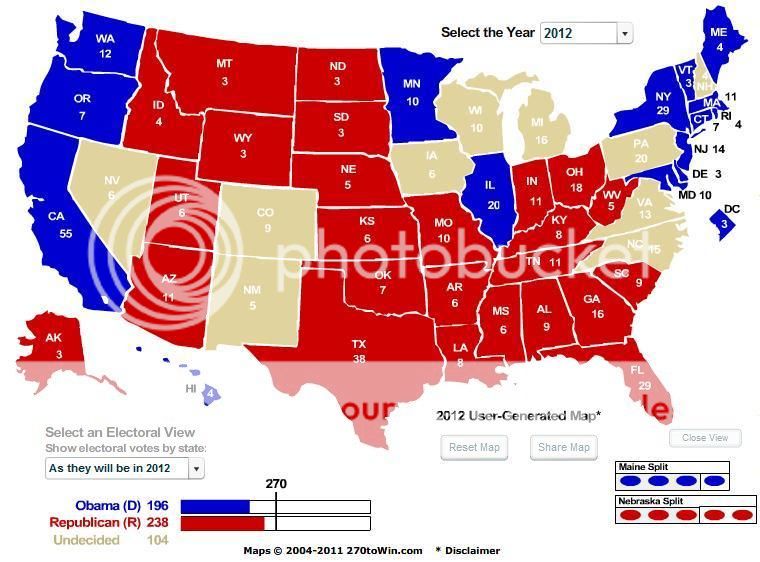 2012 Map as of 8/22/11