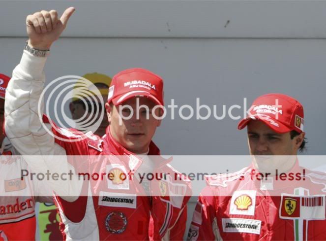 Raikkonen Massa Gran Premio Francia 2008 Calificacion - Formula 1 - Formula F1