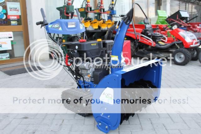 Schneefräse AXO 15 PS motor benzin raupentrieb E START snowthrower