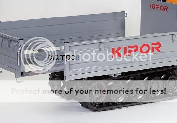 Mini Transporter Kipor KGFC 500 KG Tracks Dumper Tracked Muck Track